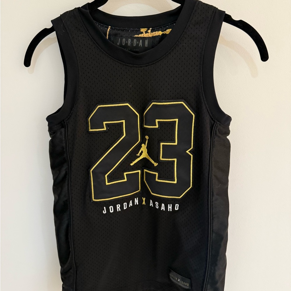 Jordan Black and Gold Tank Top